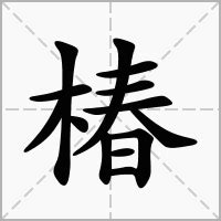 木椿意思|椿的意思，椿字的意思